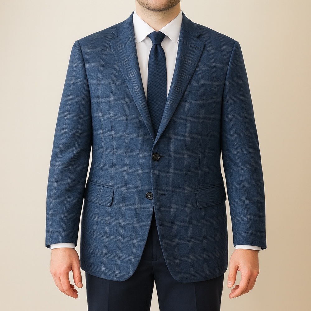Ing Loro Piana x Nordstrom Plaid 100% Cashmere Blazer